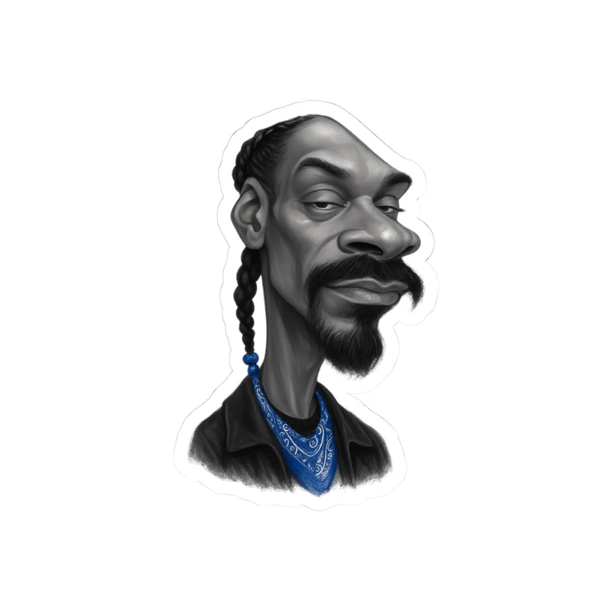 Snoop Dogg Cartoon Hip-Hop Sticker