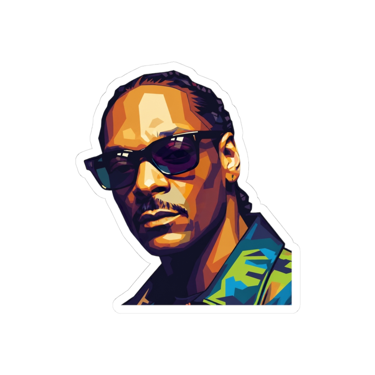Snoop Dogg Pop Art Hip-Hop Sticker