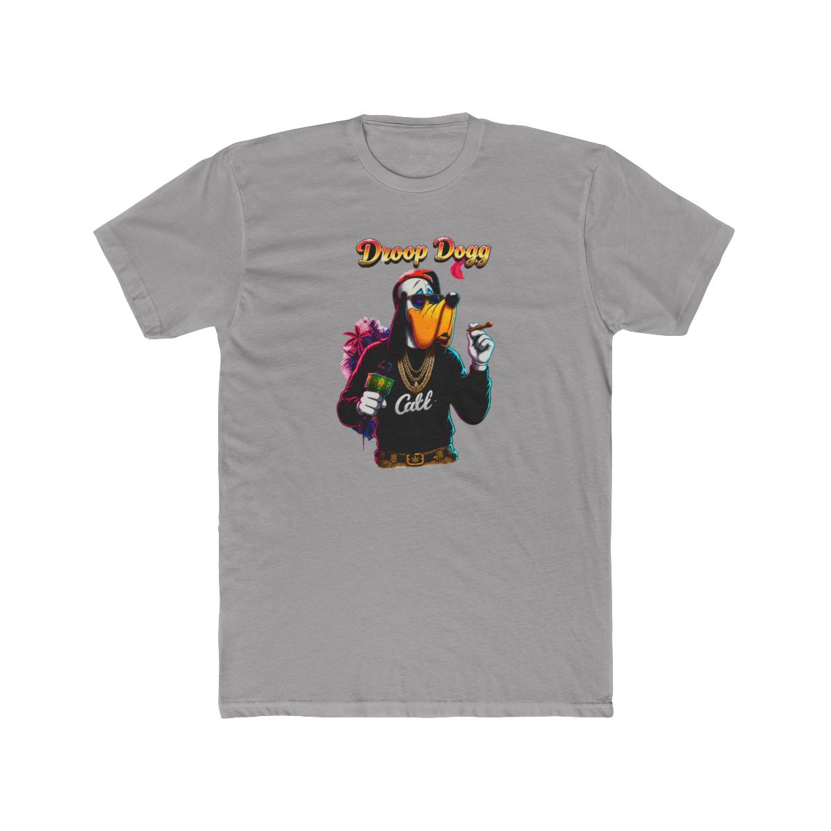 Droop Dogg Character Graphic Streetwear, Vaporwave Snoop T-Shirt