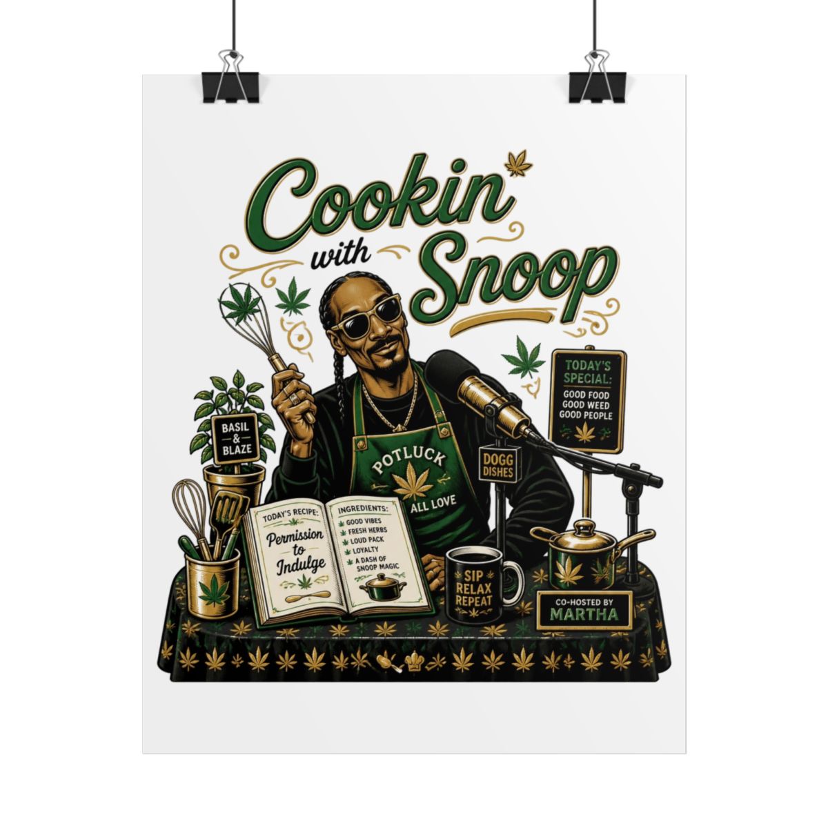 Snoop Dogg "Martha & Snoop" Poster